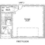 4057 Elliot First Level Floor Plan