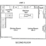 4057 Elliot Second Level Floor Plan