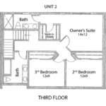 4057 Elliot Third Level Floor Plan