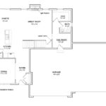 main floor plan garage right dimensions version